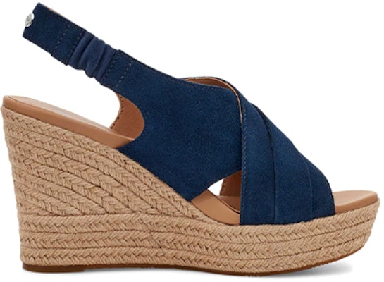 (Women) UGG Claudeene 'Navy Blue Buckle-Strap Wedge Sandal' 1117327-NSD Order (Women) UGG Claudeene 'Navy Blue Buckle-Strap Wedge Sandal' 1117327-NSD