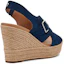 Purchase (W) UGG Claudeene 'Sandalia de Cuña con Hebilla Azul Marino' 1117327-NSD