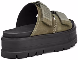 Purchase UGG Clem 皮革 一字型厚底 時尚涼拖 女款 橄欖色