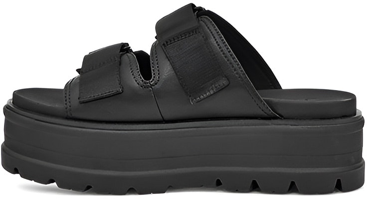 (W) UGGクレム スリッパ (黒革 厚底) 1118771-BLLE Buy (W) UGGクレム スリッパ (黒革 厚底) 1118771-BLLE