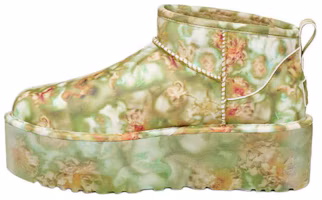 (Women) UGG Collina Strada x Classic Ultra Mini Platform Boot 'Green Floral' 1170937-GRNF (Women) UGG Collina Strada x Classic Ultra Mini Platform Boot 'Green Floral' 1170937-GRNF