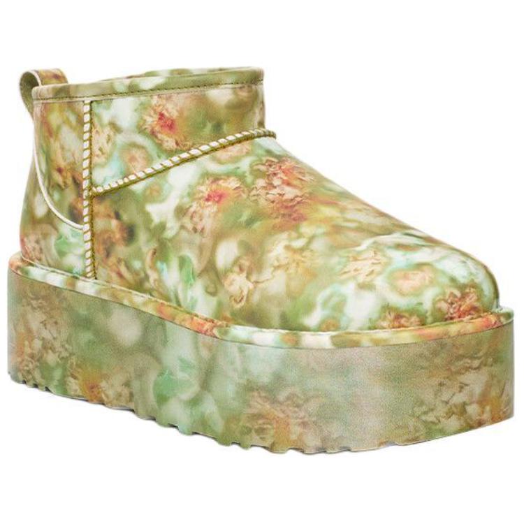 Purchase (W) UGG Classic Ultra Mini Platform Boot Collina Strada 绿色花卉 1170937-GRNF