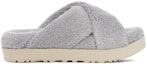 Order (W) UGG快適スライド メタリックグレー エコ再生シリーズ (UGG kaitaku suraido metarikku gurē eko saisei shirīzu) 1126385-MGR
