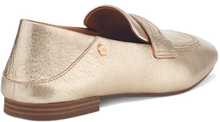 UGG 牛皮 舒適軟底 粗跟 中低筒鞋 女款 淡金屬色 Shop UGG 牛皮 舒適軟底 粗跟 中低筒鞋 女款 淡金屬色