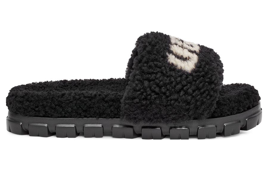 Order (W) UGG Cozetta Curly Graphic Hitam 1132891-BLK