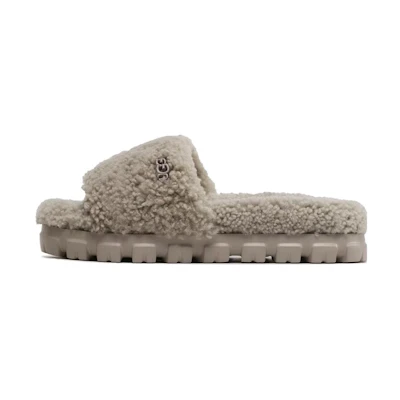 (W) UGG Cozetta Curly Slide Goat