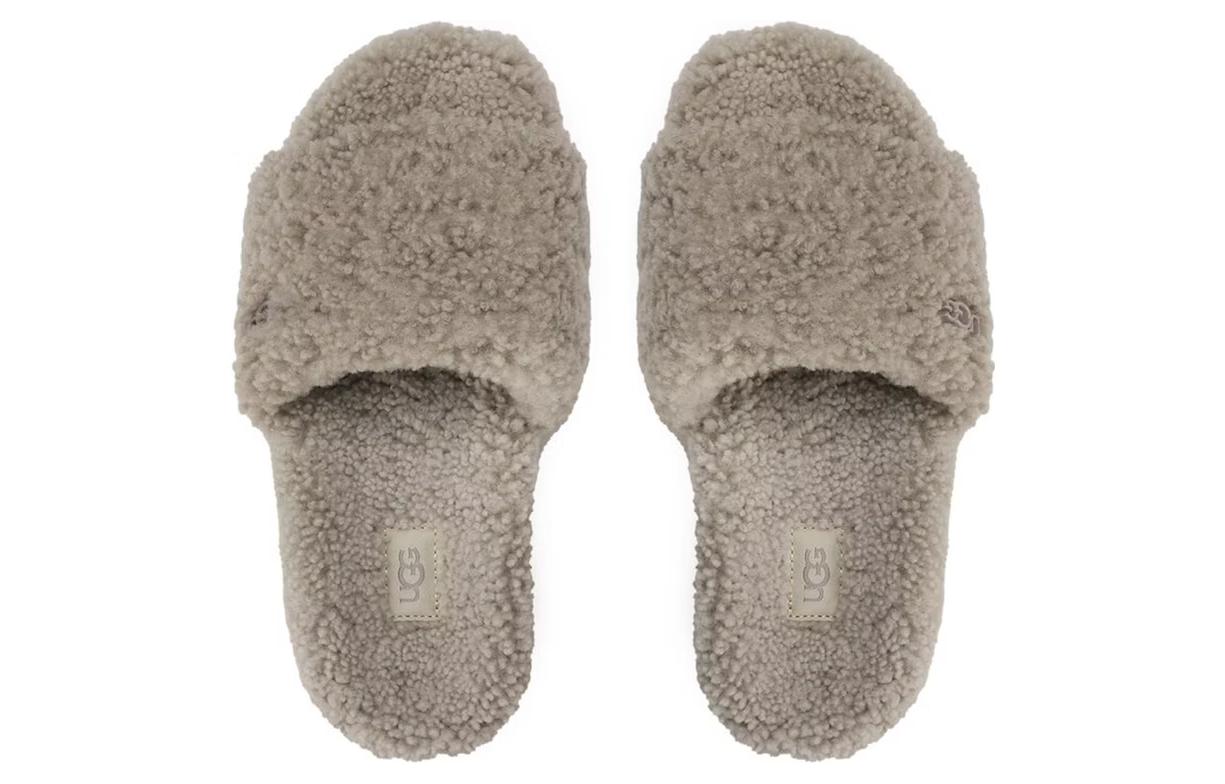 Purchase (W) UGG 柔软羊毛拖鞋 斑纹色 1130838-GOA