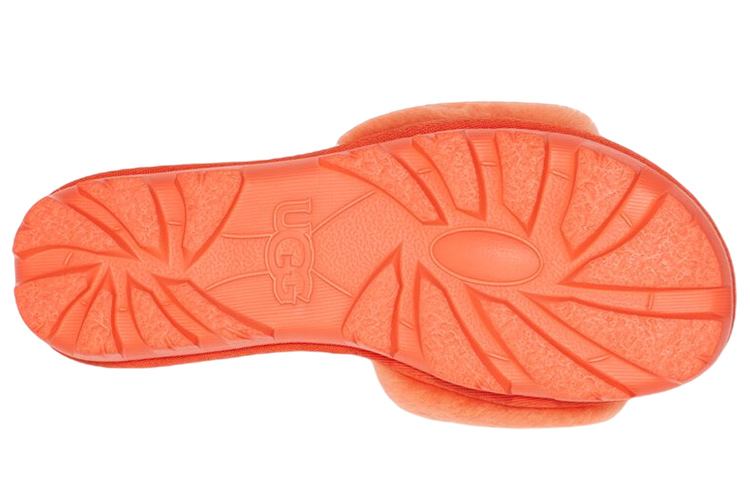 Details for UGG Cozette 羊皮毛一體 時尚舒適 拖鞋 女款 橙色