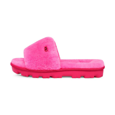 (W) UGG Cozette Slide 'Pink Sheepskin Fashion'