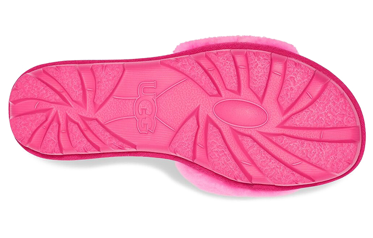 Details for UGG Cozette滑鞋 羊皮毛一體 毛毛時尚 拖鞋 女款 粉色