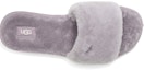 Shop (W) UGG Cozette Slide 'Selipar Sederhana Kasual Fuzzy Kelabu Ungu' 1100892-SAMT