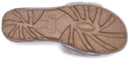 Details for (W) UGG Cozette Slide 'Selipar Sederhana Kasual Fuzzy Kelabu Ungu' 1100892-SAMT