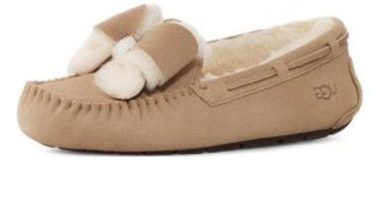 (Women) UGG Dakota Fur Bow 'Sand' 1138373-SAN Order (Women) UGG Dakota Fur Bow 'Sand' 1138373-SAN
