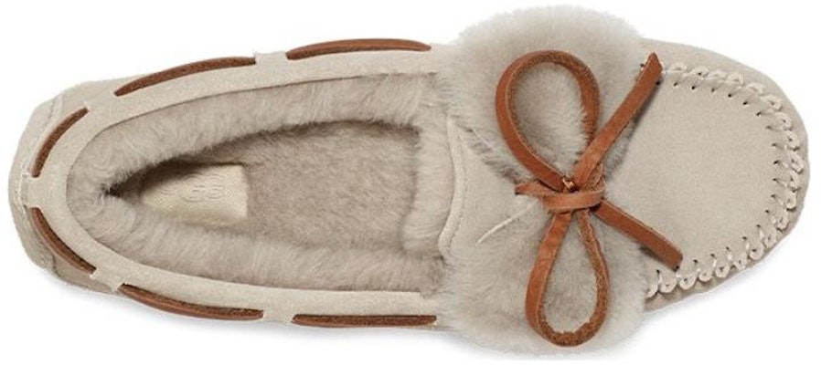(Women) UGG Dakota Double Bow 'Goat' 1118913-GOA Shop (Women) UGG Dakota Double Bow 'Goat' 1118913-GOA