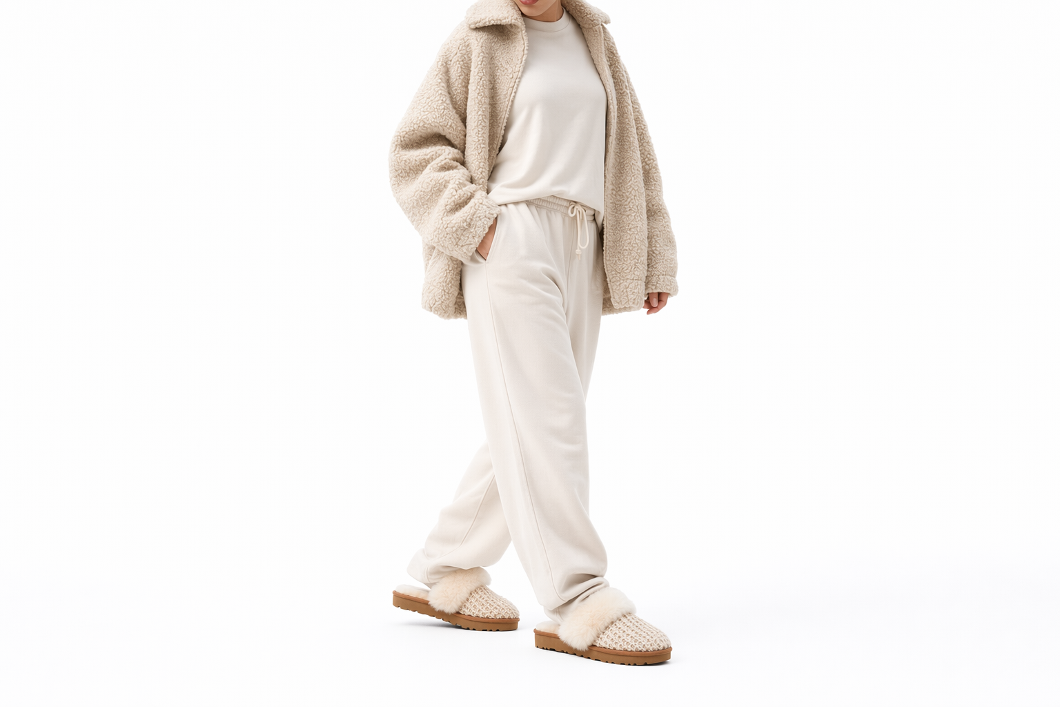Order (W) UGG Cozy Pantoffel ''Crème'' 1117659-CRM