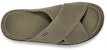 (W) UGG Cross Slide 'Goldenstar Moss Green' – Sandal Luncur Hijau Moss Goldenstar. 1137910-MSG