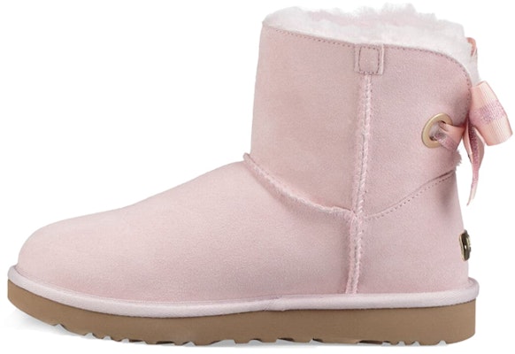 (Women) UGG Customizable Bailey Bow Mini Boot Snow Boots Pink 1100212W-SLPN Buy (Women) UGG Customizable Bailey Bow Mini Boot Snow Boots Pink 1100212W-SLPN