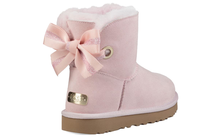 Lookbook (W) Bottes Neige UGG Bailey Bow Mini Personnalisables Roses 1100212W-SLPN
