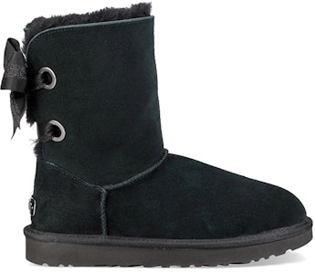 (W) UGGベイリーボウショート黒 (カスタマイズ可) 1098075-BLK Order (W) UGGベイリーボウショート黒 (カスタマイズ可) 1098075-BLK