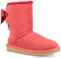 Lookbook (W) UGG定制Bailey Bow短款红色羊毛内衬靴子 1098075-RBRD