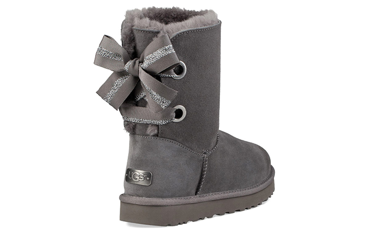 Shop (W) UGG 커스텀 베일리 보우 숏 그레이 (shortened: UGG 베일리 보우 그레이) 1098075-CHRC