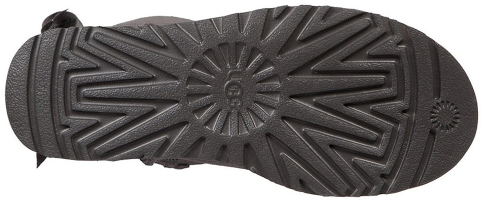 (Women) UGG Customizable Bailey Bow short Gray 1098075-CHRC Details for (Women) UGG Customizable Bailey Bow short Gray 1098075-CHRC