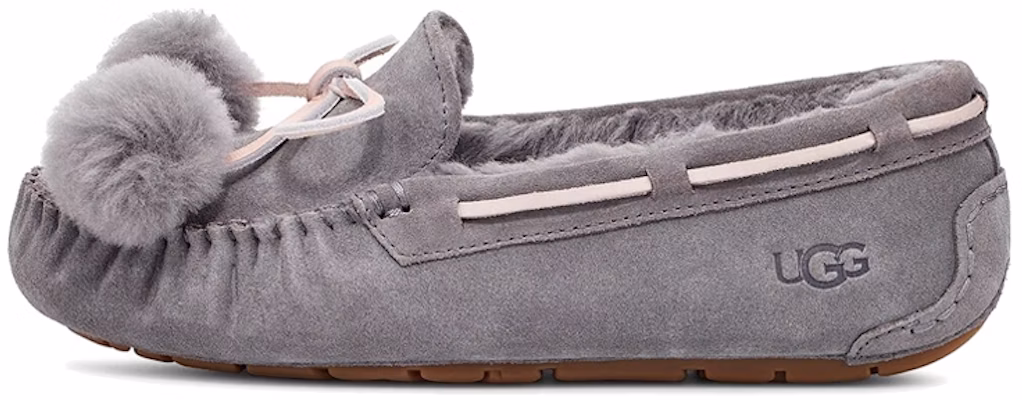 (Women) UGG Dakota Bow Pom 'Shade' 1124030-SHA Buy (Women) UGG Dakota Bow Pom 'Shade' 1124030-SHA