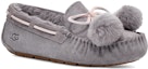 Lookbook (W) UGG Dakota Bow Pom 'Shade' kasut bulu selesa wanita. 1124030-SHA