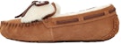 (W) UGG Dakota Double Bow (Bowknot) Chestnut – Kasut UGG Dakota Double Bow Coklat. 1118913-CHE