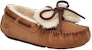 (W) UGG Dakota Double Bow (Bowknot) Chestnut – Kasut UGG Dakota Double Bow Coklat. 1118913-CHE