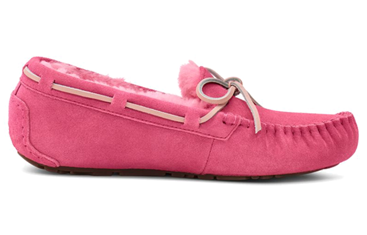 Order UGG Ansley Bow Glimmer 耐磨保暖 懒人豆豆運動休閒鞋 女款 栗色