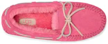 Shop UGG Ansley Bow Glimmer 耐磨保暖 懒人豆豆運動休閒鞋 女款 栗色