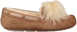 Order (W) UGG Dakota Pom Pom Slip On Coklat 1019015-CHE
