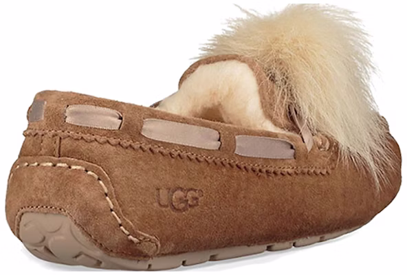 (W) UGG Dakota Pom Pom Slip On Coklat 1019015-CHE Shop (W) UGG Dakota Pom Pom Slip On Coklat 1019015-CHE