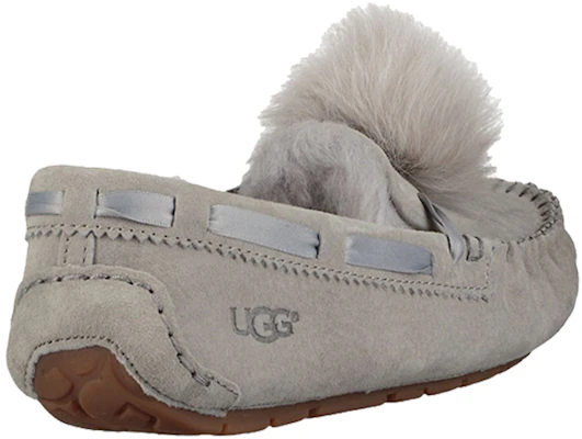 (W) UGG达科塔灰色毛球便鞋 1019015-SEL Shop (W) UGG达科塔灰色毛球便鞋 1019015-SEL