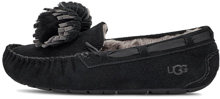 (W) UGG Dakota Bow Pom 'Hitam' 1124031-BLK Buy (W) UGG Dakota Bow Pom 'Hitam' 1124031-BLK