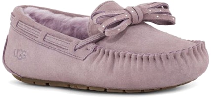UGG Dakota Bling Bow 懶人鞋 女款 紫灰 Lookbook UGG Dakota Bling Bow 懶人鞋 女款 紫灰