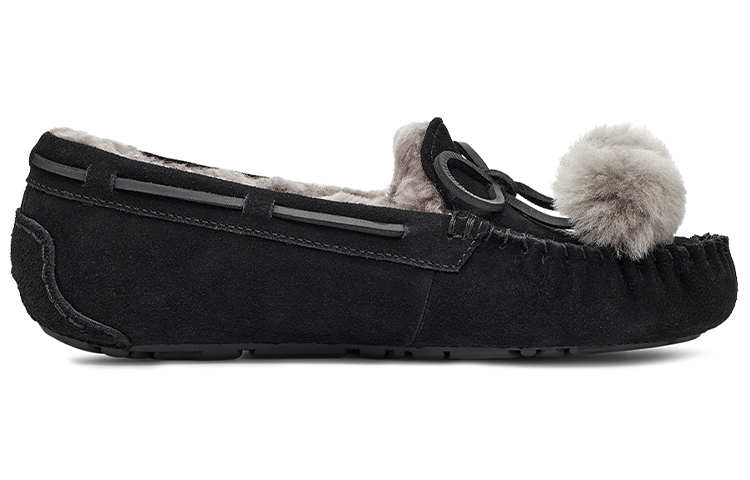 Order (W) UGG Dakota 领结毛球款 '黑色' 1124030-BLK
