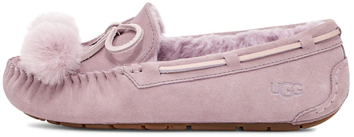 (Women) UGG Dakota Bow Pom 'Pink Purple' 1124030-SHAD (Women) UGG Dakota Bow Pom 'Pink Purple' 1124030-SHAD