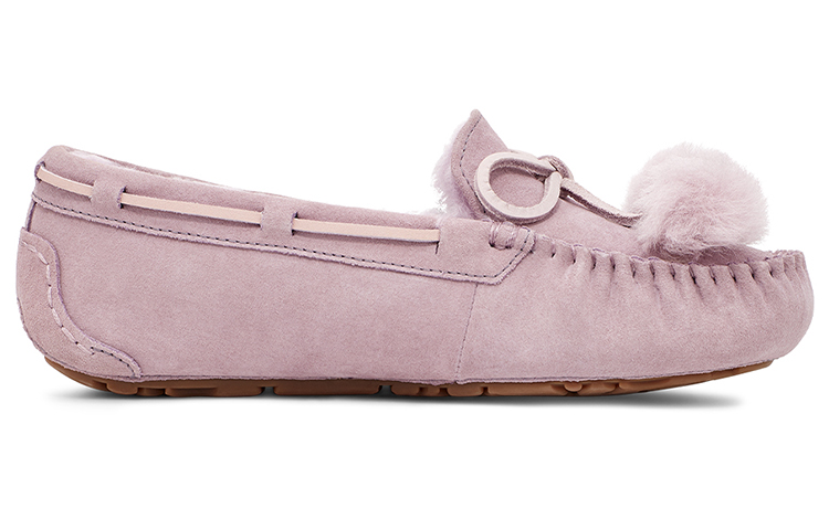 Order (W) UGG 다코타 핑크퍼플 보우폼 (UGG Dakota Pink Purple Bow Pom) 1124030-SHAD