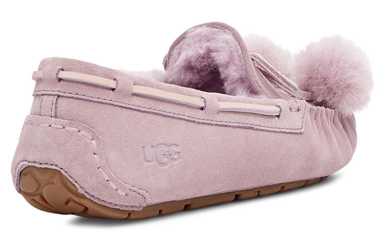 Shop (W) UGG 다코타 핑크퍼플 보우폼 (UGG Dakota Pink Purple Bow Pom) 1124030-SHAD
