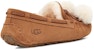 (W) UGG Dakota Bow Pom 'Chestnut' Coklat 1124030-CHE
