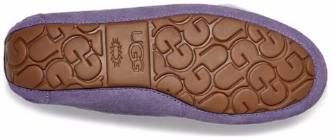 Shop UGG 皮革 圓頭套腳 女士休閒單鞋 女款 紫色