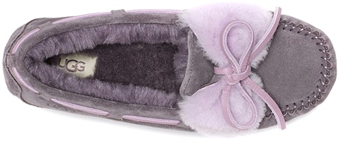 UGG 達科塔雙蝴蝶結保暖平底鞋 女款 紫灰色加絨 Purchase UGG 達科塔雙蝴蝶結保暖平底鞋 女款 紫灰色加絨