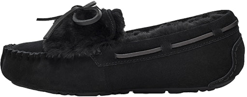 (Women) UGG Dakota Double Bow (Bowknot) Black 1118913-BLK (Women) UGG Dakota Double Bow (Bowknot) Black 1118913-BLK