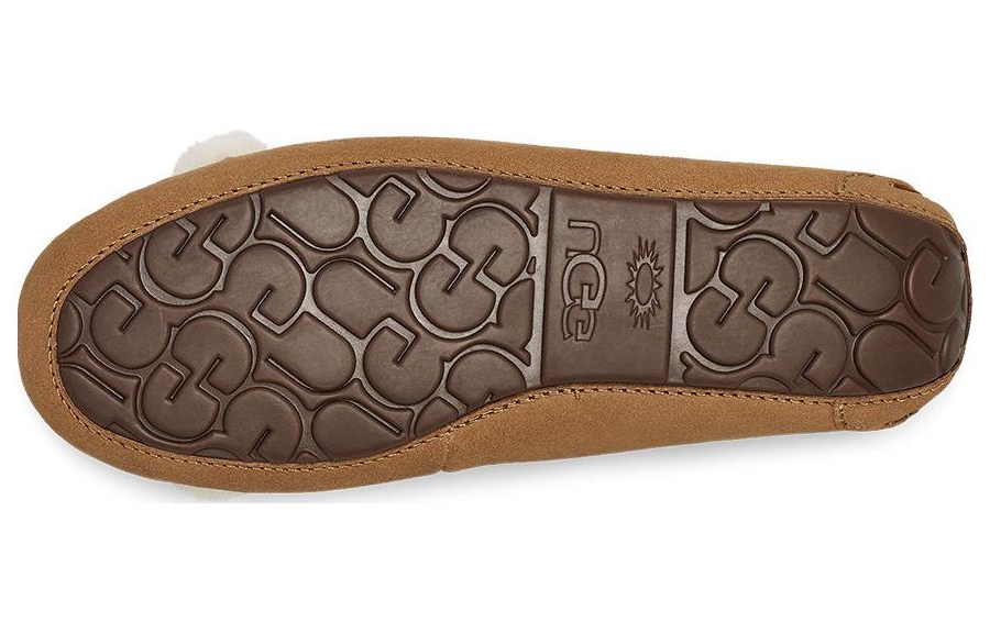 Shop (W) UGG 다코타 퍼 보우 '체스트넛' 1138373-CHE