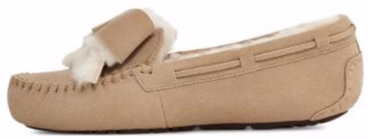 (Women) UGG Dakota Fur Bow 'Sand' 1138373-SAN (Women) UGG Dakota Fur Bow 'Sand' 1138373-SAN