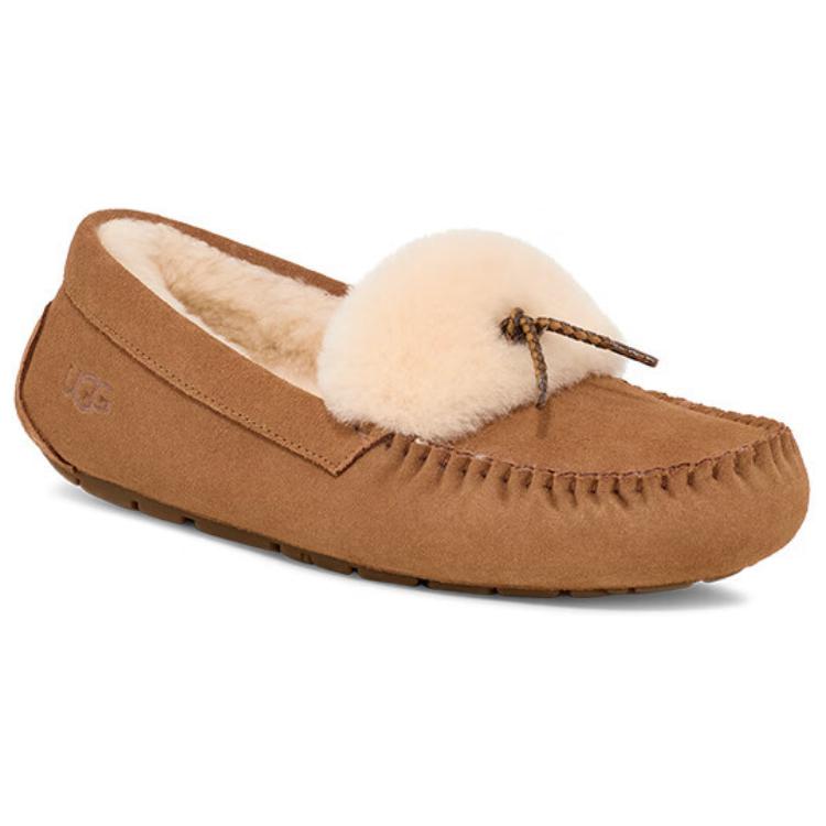 Order (W) UGG Dakota Shearling Braid Castaño 1166754-CHE