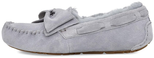(Women) UGG Dakota Suede Bow Slipper 'Grey Geyser' 1106552-GYS (Women) UGG Dakota Suede Bow Slipper 'Grey Geyser' 1106552-GYS