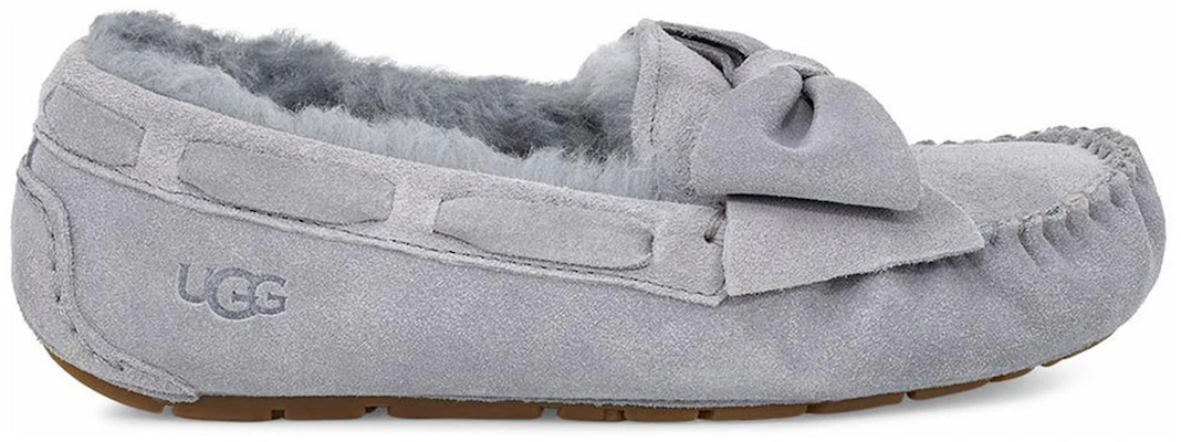 (Women) UGG Dakota Suede Bow Slipper 'Grey Geyser' 1106552-GYS Order (Women) UGG Dakota Suede Bow Slipper 'Grey Geyser' 1106552-GYS
